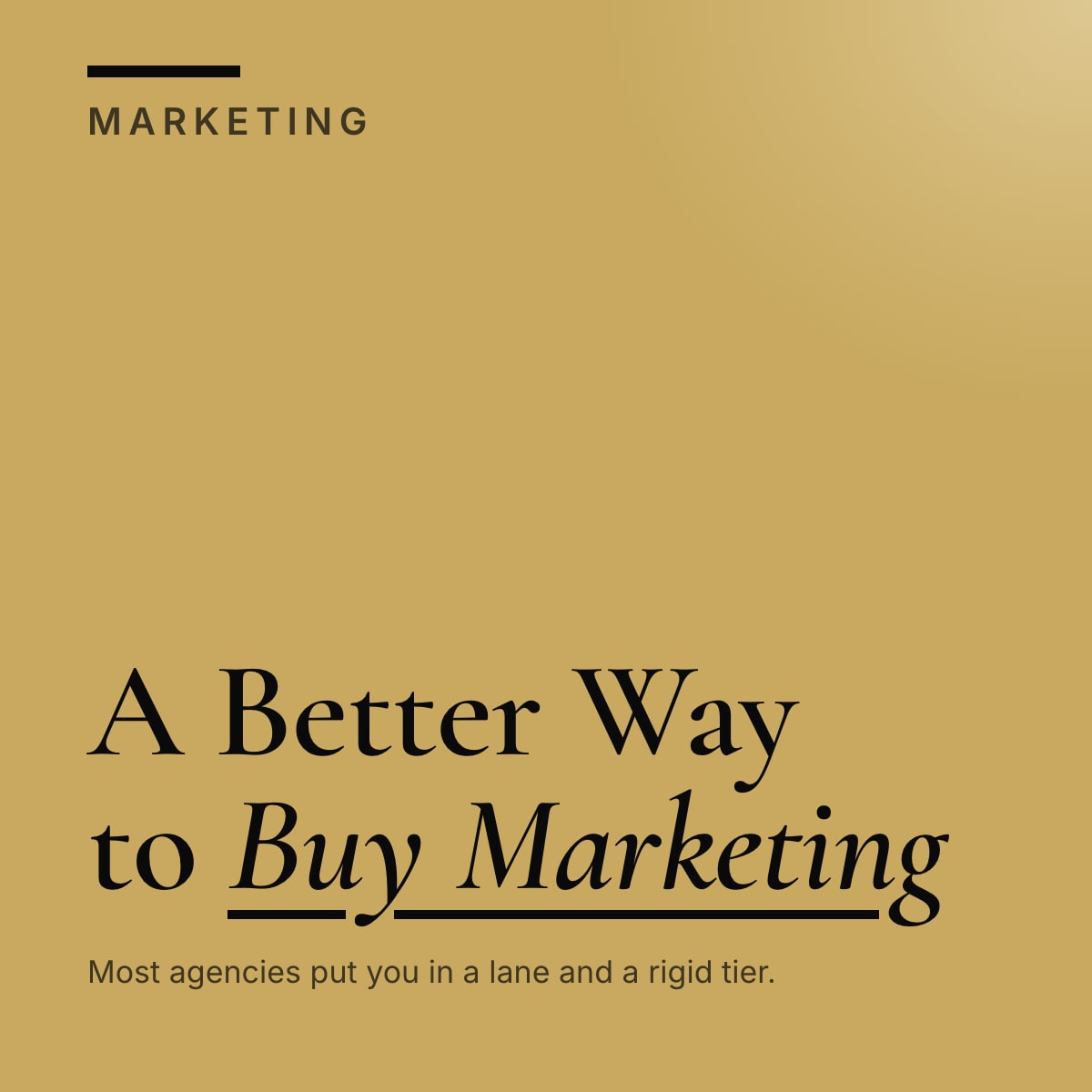 Journal cover reading A Better Way to Buy Marketing