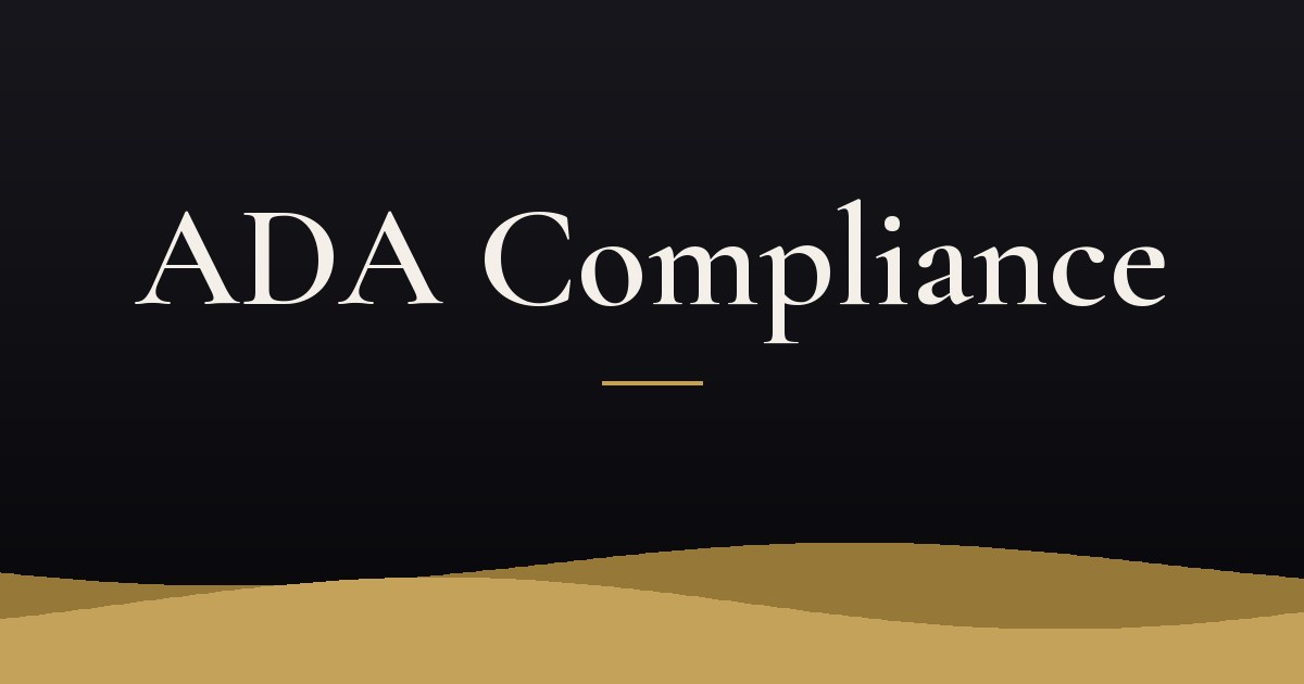 ADA Compliance for Websites: The Risk You Cannot See