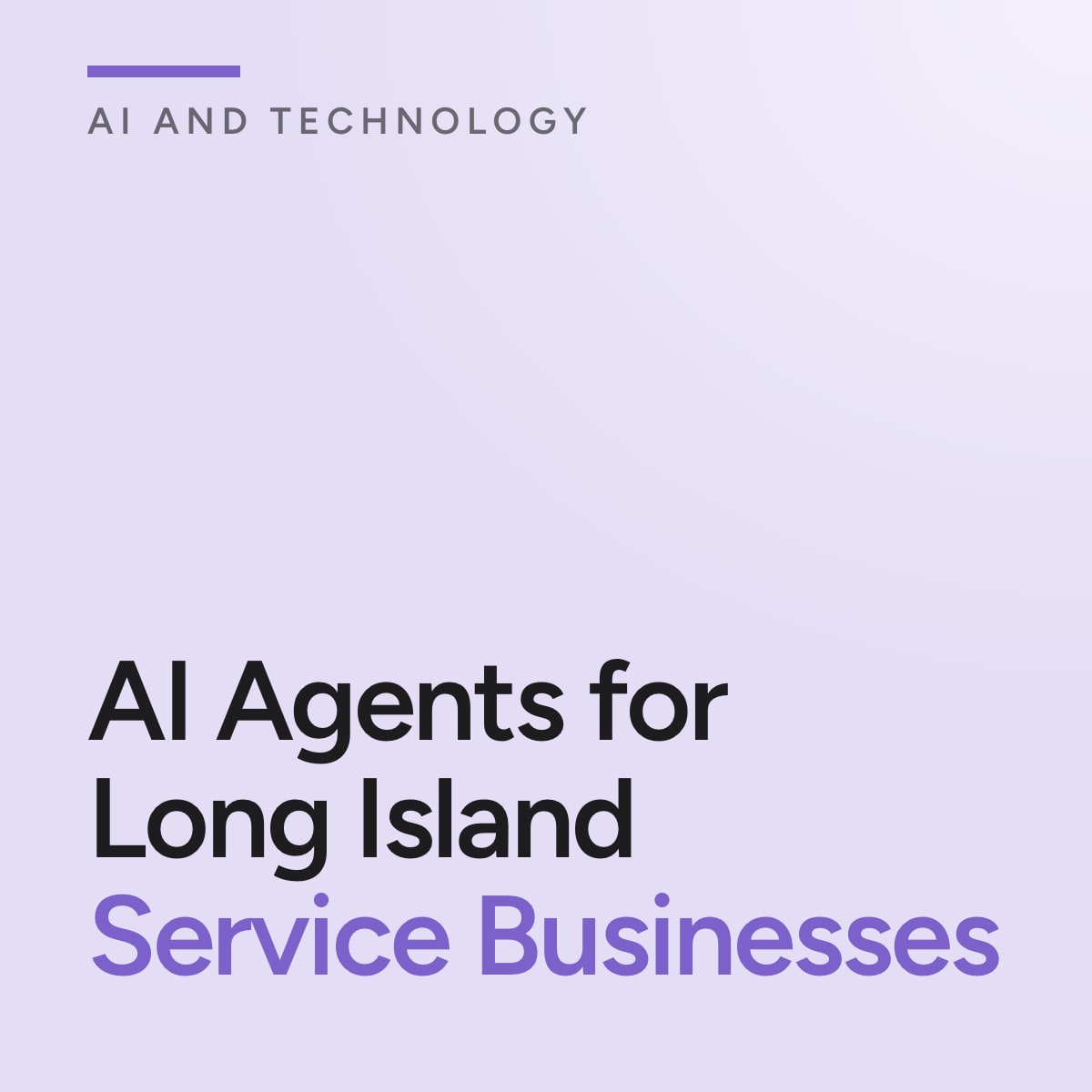 Journal cover reading AI Agents for Long Island Service Businesses