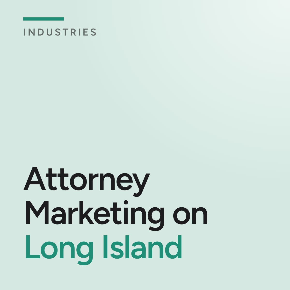 Journal cover reading Attorney Marketing on Long Island