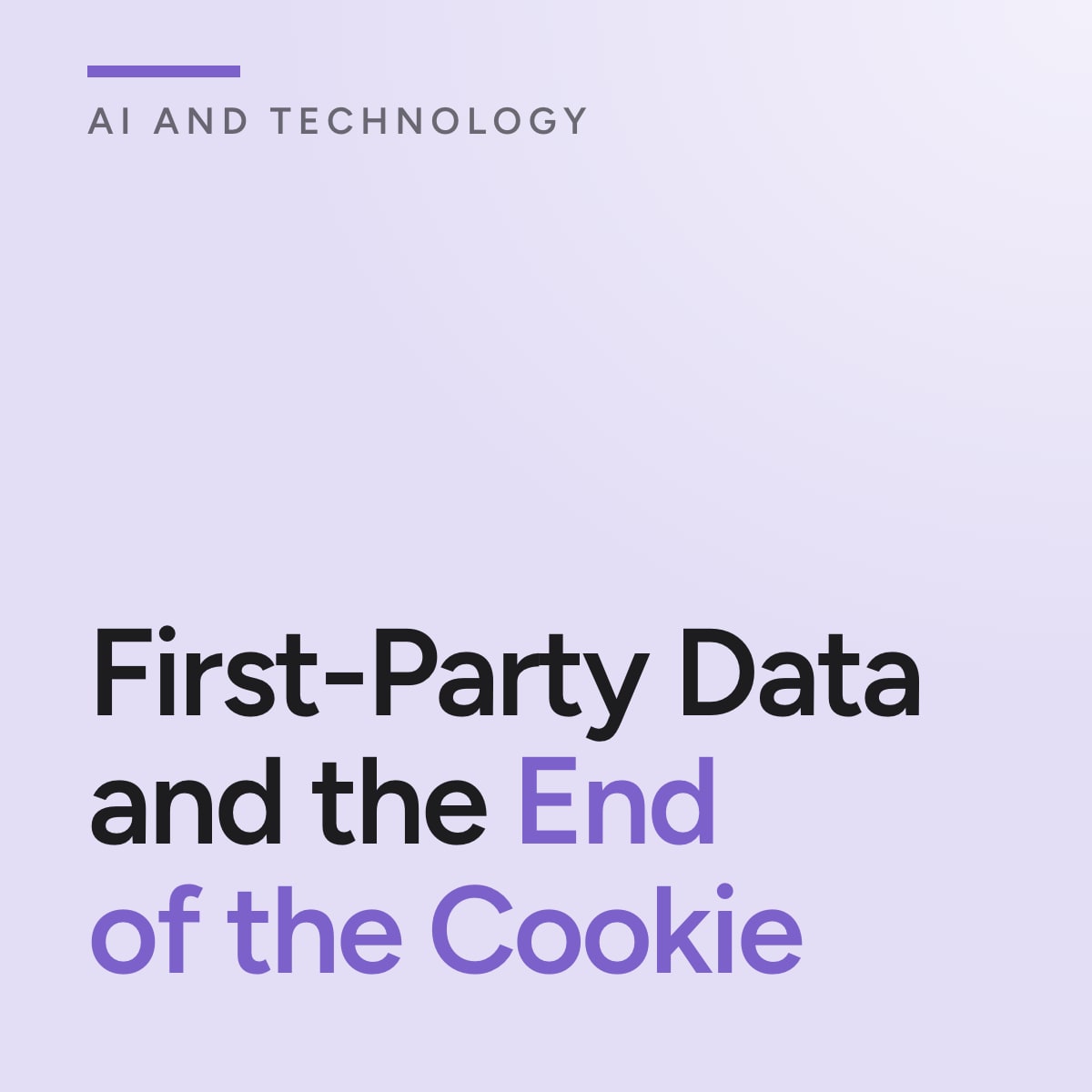 Journal cover reading First-Party Data and the End of the Cookie