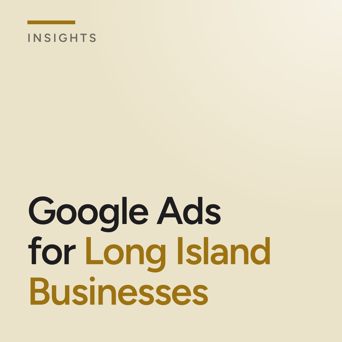 Journal cover reading Google Ads for Long Island Businesses