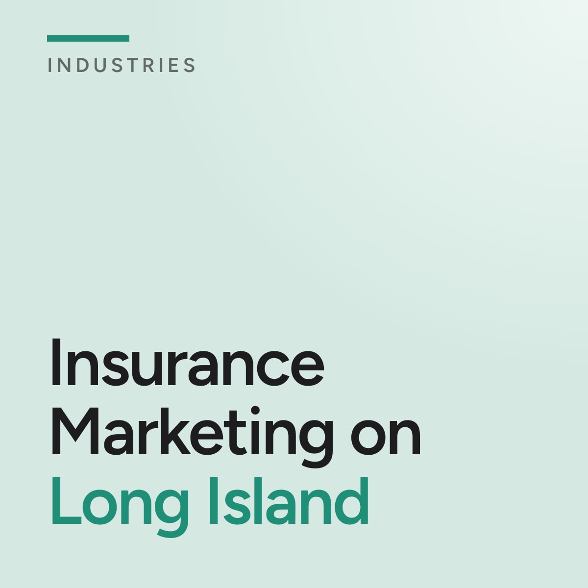 Journal cover reading Insurance Marketing on Long Island