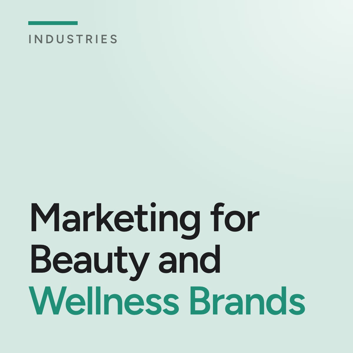 Journal cover reading Marketing for Beauty and Wellness Brands