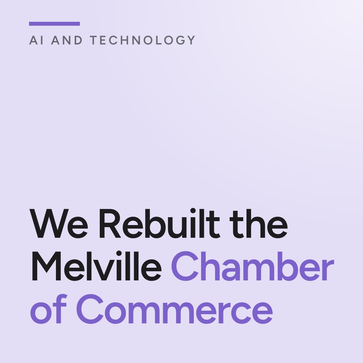 Journal cover reading We Rebuilt the Melville Chamber of Commerce