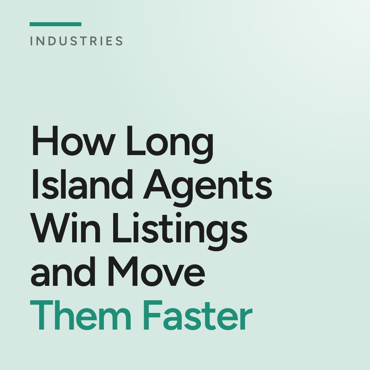 Journal cover reading How Long Island Agents Win Listings and Move Them Faster