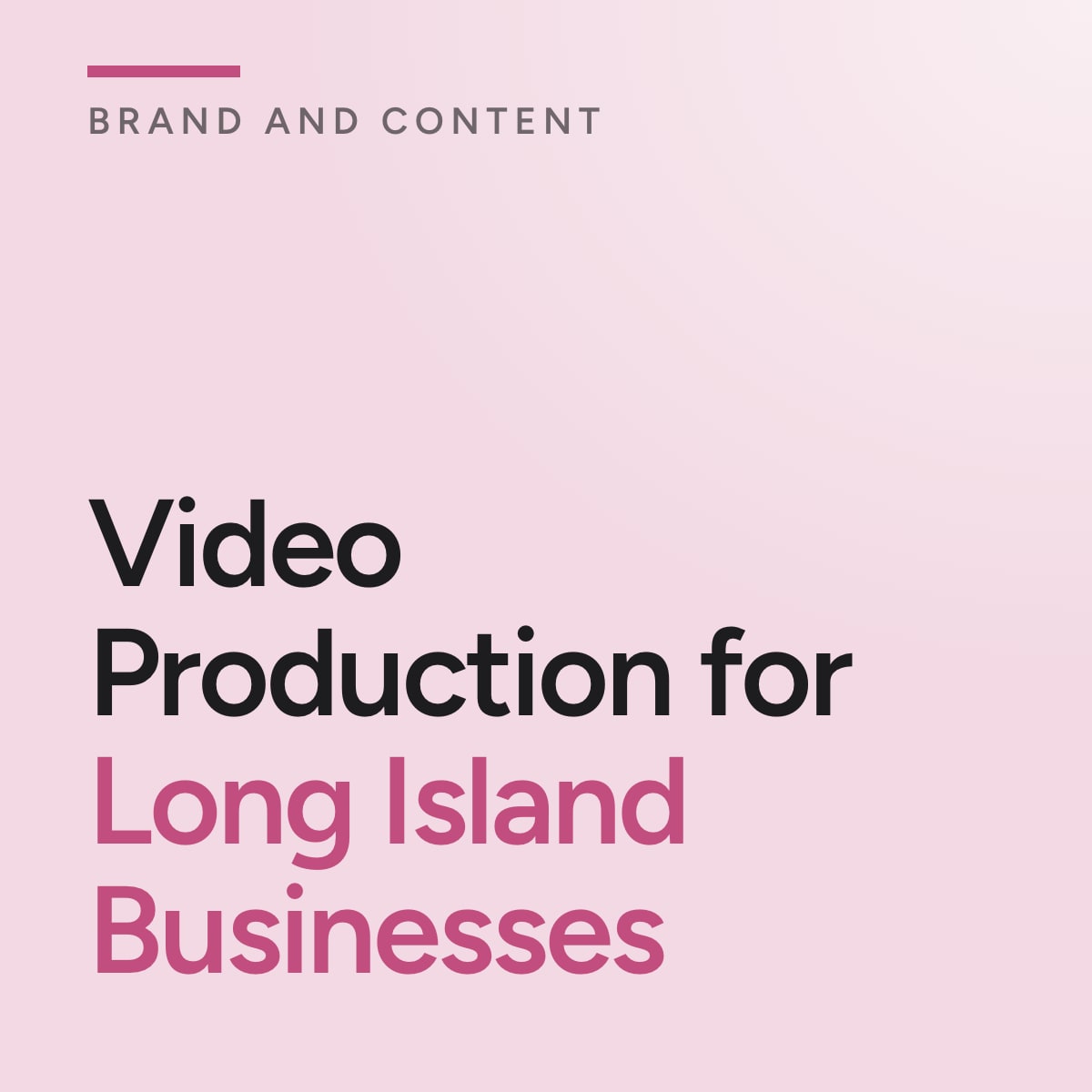 Journal cover reading Video Production for Long Island Businesses
