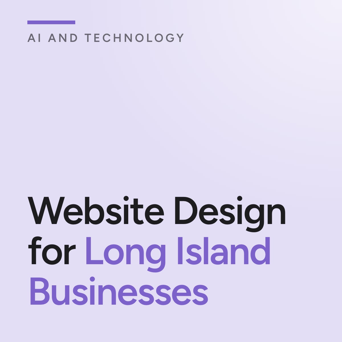 Journal cover reading Website Design for Long Island Businesses