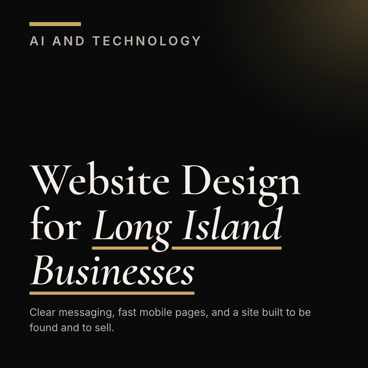 Journal cover reading Website Design for Long Island Businesses