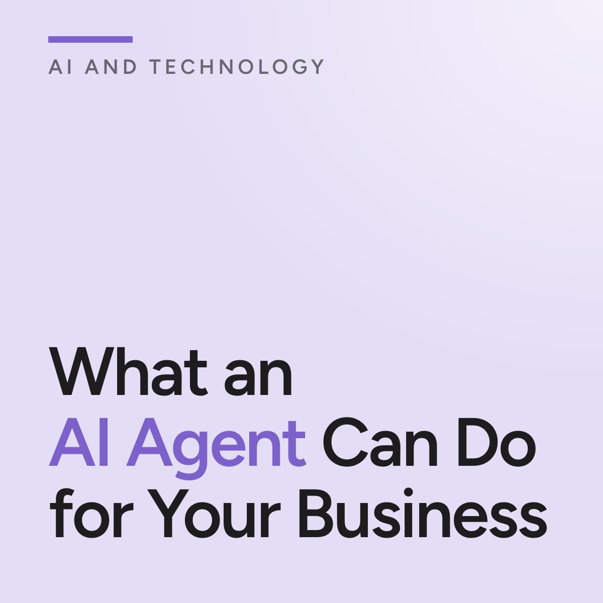 Journal cover reading What an AI Agent Can Do for Your Business